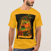 セーラージェリーのビーチで刺青アートTシャツ» Tシャツ (正面)