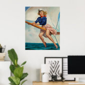 セーラースピリットがピンと張る ポスター (ホームオフィス)