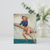 セーラースピリットがピンと張る ポストカード (スタンド正面)