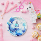 セーラーズジャーニー・航海のボーイ・ベビシャワ ペーパープレート (パーティー)