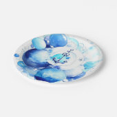 セーラーズジャーニー・航海のボーイ・ベビシャワ ペーパープレート (アングル)