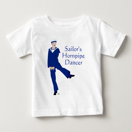 セーラーズホーンパイプダンサー ベビーTシャツ (正面)