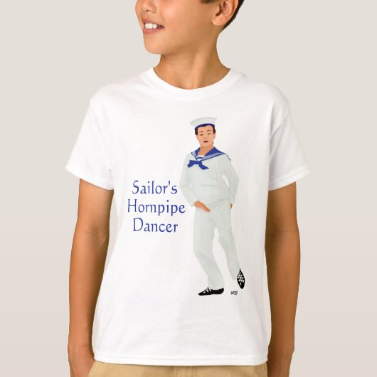 セーラーズホーンパイプハイランドダンサー Tシャツ (正面)