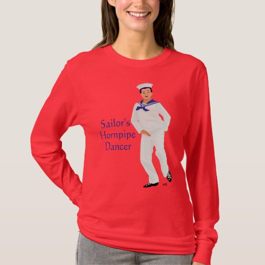 セーラーズ ホーンパイプ ハイランドダンサー Tシャツ (正面)