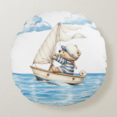 セーラーテディベア ラウンドクッション (正面)