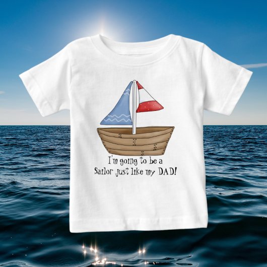 セーラーパパTシャツ ベビーTシャツ
