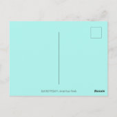 セーラーファンタジー人魚が人馬に乗って乗馬 ポストカード (裏面)