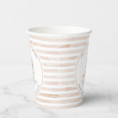 セーラーベアタンストライプ誕生日 紙コップ (右)