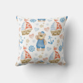 セーラーベアーと帆船装飾用クッション クッション (裏面)