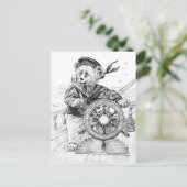 セーラーベアーサム海の操舵船 ポストカード (スタンド正面)