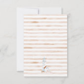 セーラーベアータンストライプチケットラッフル挿入カード 招待状 (裏面)