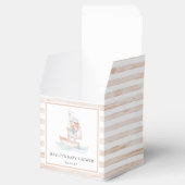 セーラーベアータンストライプベビーシャワー フェイバーボックス (オープン)