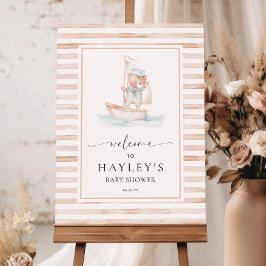 セーラーベアータンストライプ歓迎 ポスター