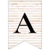 セーラーベアータンストライプ誕生日バンティングフラッグ バンティングフラッグ (第3の旗)