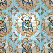 セーラーベア ファブリック (タイル)