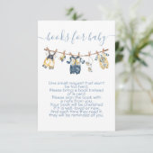 セーラーベイビーシャワークロスライン 本を贈ろう 招待状 (スタンド正面)