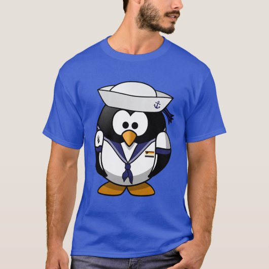 セーラーペンギンとゲイクマプライドモチーフ – シャツ (正面)