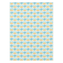 セーラーボートビーチへの旅 テーブルクロス