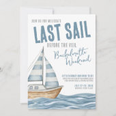 セーラームーン風の独身最後の週末 招待状 (正面)