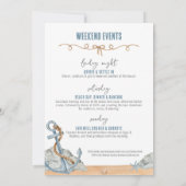 セーラームーン風の独身最後の週末 招待状 (裏面)