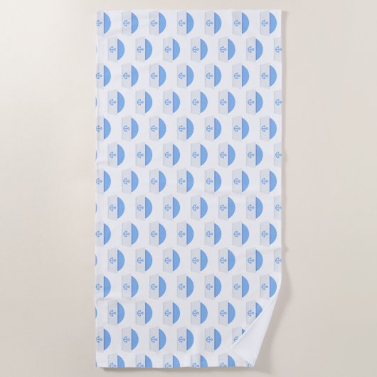 セーラー帽 ビーチタオル (正面)