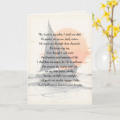 セーラー感動的詩悔やみや弔慰 カード (黄色い花)