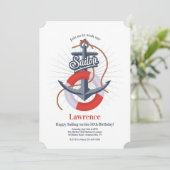 セーラー招待状 招待状 (スタンド正面)