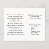 セーラー服葬式フライヤー チラシ (裏面)