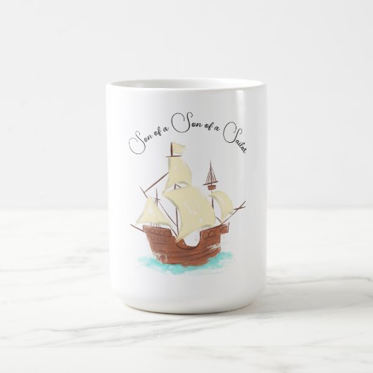 セーラー海賊の息子 コーヒーマグカップ (中央)