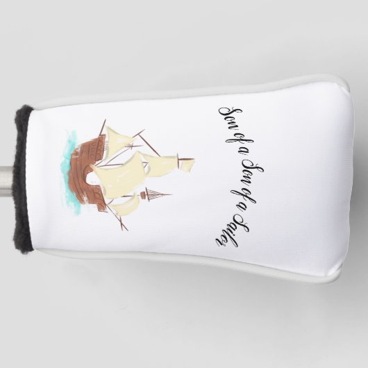 セーラー海賊の息子 ゴルフヘッドカバー (正面)