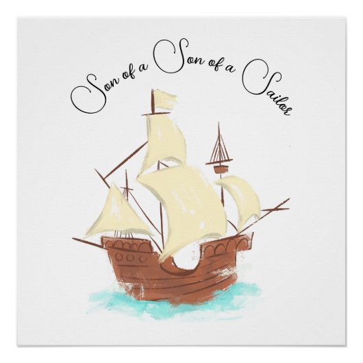 セーラー海賊の息子 ポスター (正面)