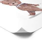 セーラー熊の保育園壁アート ポスター (角)