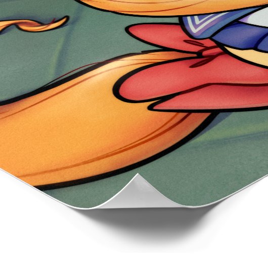 セーラー猫 ポスター (角)