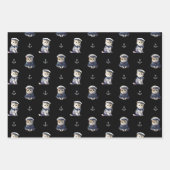 セーラー猫 ラッピングペーパーシート (正面3)