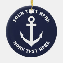 セーラー航海のいかりのクリスマス飾り