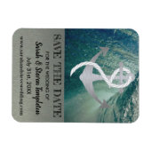 セーラー航海のいかりの保結婚存 マグネット (横)