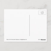 セーラー航海のキャット絵を描ビー ポストカード (裏面)