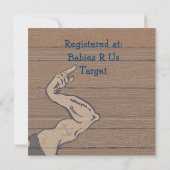 セーラー航海のベビーシャワー招待状 招待状 (裏面)