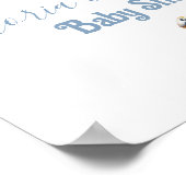 セーラー航海の服装用ベビーシャワーへようこそ ポスター (角)