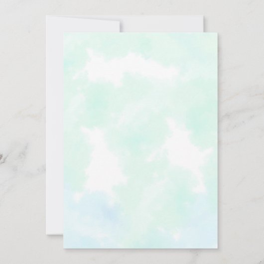 セーラー誕生日の招待ボーイ1歳の誕生日パーティー 招待状 (裏面)