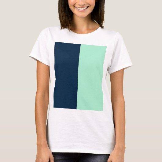 セーラー ブルーとミント Tシャツ (正面)