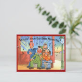 セーラー！集団恋しく思君！ヴィンテージ ポストカード (スタンド正面)