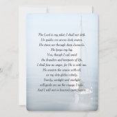 セーラ感動的ーバース葬儀プログラム 招待状 (正面)