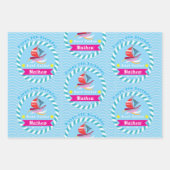 セーラ最高のーブルー ラッピングペーパーシート (正面3)