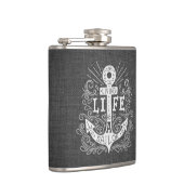 セーラ航海のーやる気を起こさせる引用文 フラスク (右)