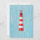 セーラ航海のーベビーシャワーパーティの招待状 招待状 (裏面)