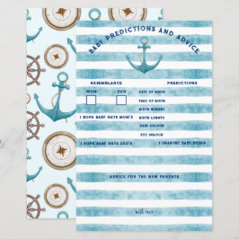 セーラ航海のーベビーシャワー予測とアドバイス