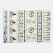 セーリングいかり航海のロープキッチンディッシュタオル キッチンタオル (横)