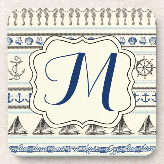 セーリングいかり航海のROPモノグラムドリンクコースター コースター (正面)