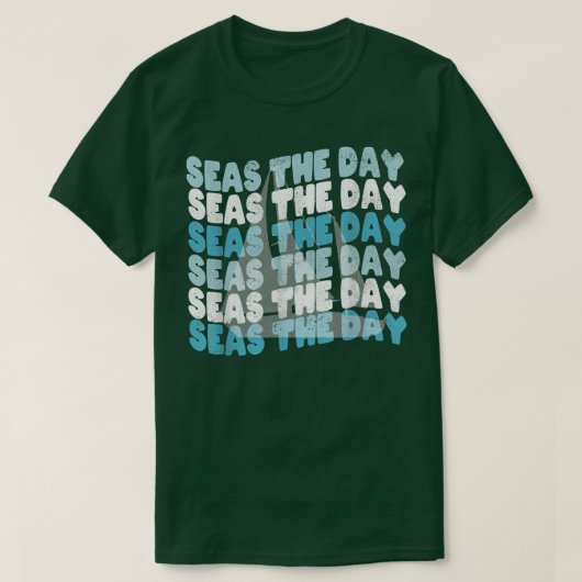 セーリングおもしろいプンシーズザデイ Tシャツ (デザイン正面)